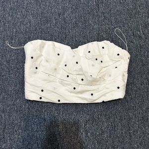 Acler corset, like new, elegant & high quality. White with flowers size 4